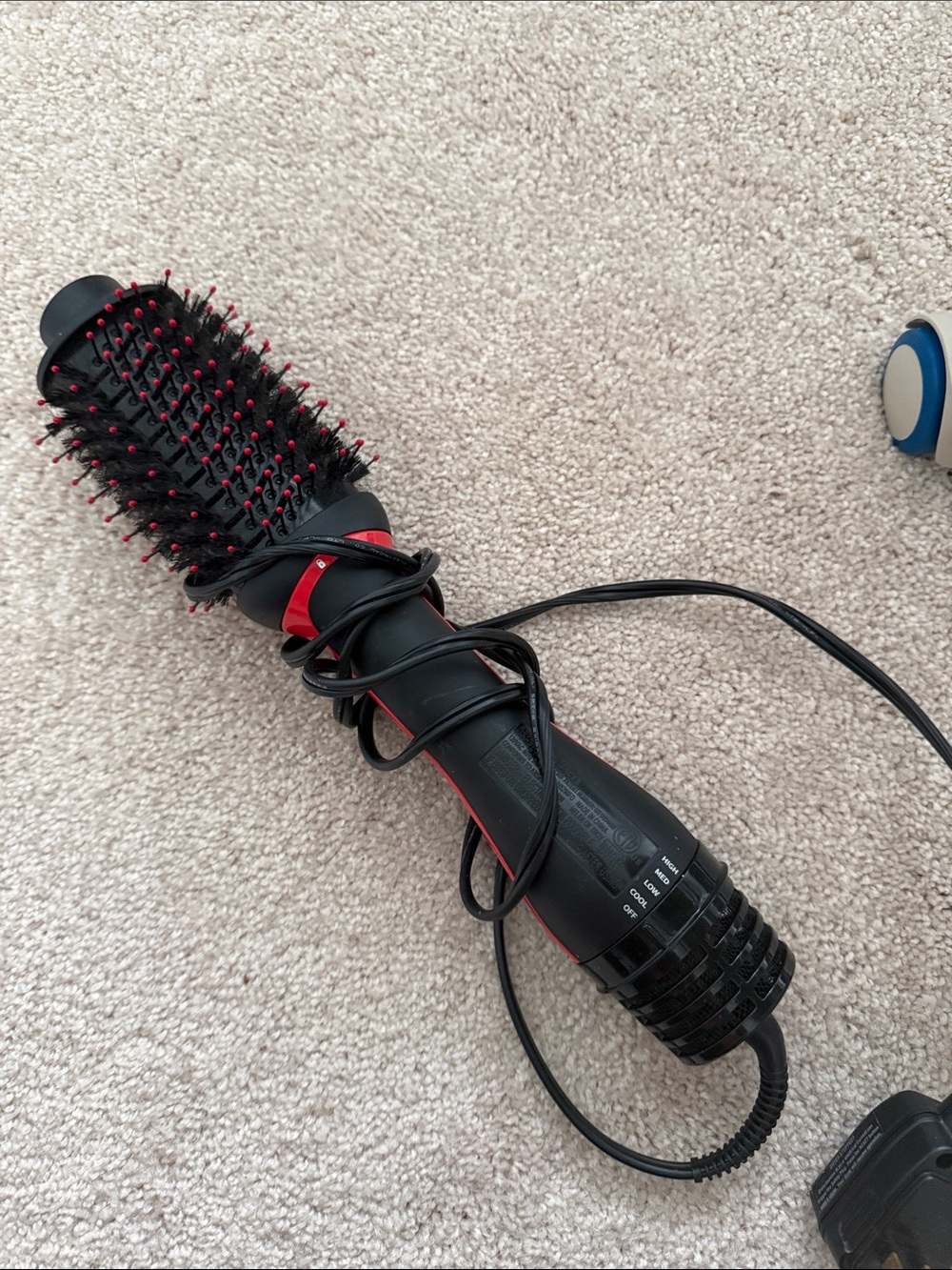 Revlon Black and Red Hot Air Brush Styler